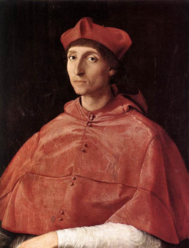 RAFFAELLO Sanzio Portrait of a Cardinal France oil painting art
